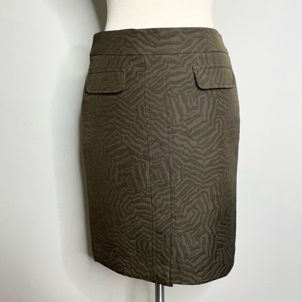 ANN TAYLOR PETITES Safari Pencil Skirt